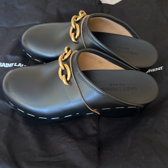 *SOLD*NWOT Saint Laurent Maillon clogs - Picture 2 of 8